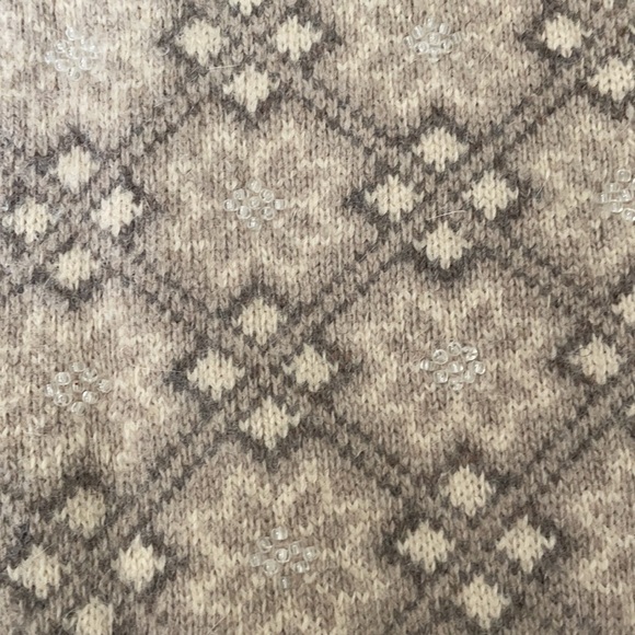 *Host Pick* Cottagecore Nordic Design Wool Grandma Cardigan SZ L EUC - Picture 10 of 10